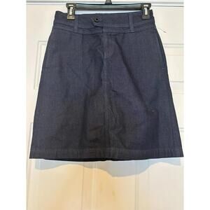 Adriano Goldschmied jean mini skirt sz 26 dark wash new w/o tags #1785